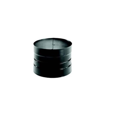 M&G DURAVENT M & G Duravent 7DBK-ADDB 7 Inch Dura-black 24-ga Welded Black Stovepipe Stovepipe Adaptor; Double Skirted 69048
